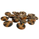 Botão Costura 2.1cm 4 Furos Tartaruga Pacote C/ 200 Unidades