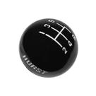 Botão de câmbio Hurst 1630125 preto de 5 velocidades de 3/8"-16 rosca