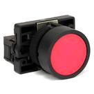 Botão de Comando 22mm 1NF Vermelho Metaltex