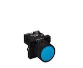 BOTÃO DE COMANDO PLASTICO - FURO Ø 22,5mm - LAY5-EA6 - AZUL