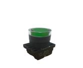 BOTÃO DE COMANDO PLASTICO - FURO Ø 22,5mm - LAY5-EW336 - ILUMINADO - VERDE