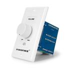 Botão de controle de volume STUDIOFINIX 100W na parede com impedância