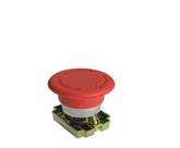 BOTÃO DE EMERGÊNCIA METAL. - FURO Ø 22,5mm - LAY5-BS44 - (CABEÇOTE 30mm) - GIRA/DESTR. - VERMELHO