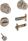 Botão de entrada Lock Kwikset 690T Deadbolt Combo Satin Nickel