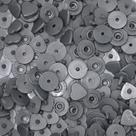 Botão de Pressão Coração Plástico Ritas 10mm - 50 Unidades