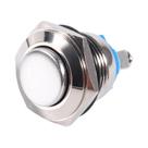 Botão De Pressão De Metal À Prova D'água 12V 16mm, Redondo, Para Buzina E Partida Do Motor,