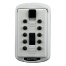Botão de pressão Lock Box Kidde 1370 Slim Line White Key Safe