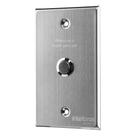 Botão de Saída Inox Com Moldura para Caixa 4 x 2 Automatizada - Prata - INTELBRAS