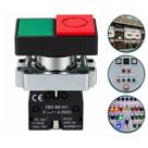 Botão Duplo Acionamento Pulsante Bl8425 Xb2 Na Nf Verde e Vermelho