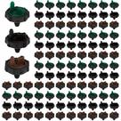 Botão Gotejador E1000 Desmontável p/ Limpeza - Kit 100 Peças - Irrigação Precisa e Durável