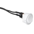 Botao interruptor com cabo liga/desliga branco