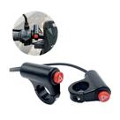 Botão Interruptor do Pisca Alerta Com Suporte Guidão Universal Para Moto Envio Já