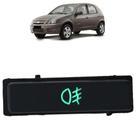 Botão Interruptor Farol Milha Celta 2011 2012 2013 2014 Acabamento Texturizado Led Verde