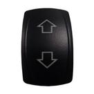 Botão Interruptor Sobe/Desce Momentâneo Flap e Guincho Elétrico Cor Preto
