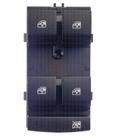 Botão Interruptor Vidro Elérico Onix/Prisma/Cobalt/Spin Dianteiro Quadruplo Led Azul