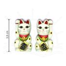 Botão Manekineko Gatinho Japonês - 2 unid