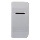 Botão Náutico Momentâneo Marinizado Branco Com LED Vermelho 12V/24V 3 Pinos