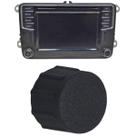 Botão Navegação Rádio Multimidia Volume Amarok Golf Jetta Tiguan Power Giratório 2012 2013 2014 2015 6mm