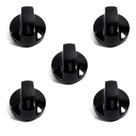 Botão Para Fogão Electrolux Chef Com 5 Pcs Preto