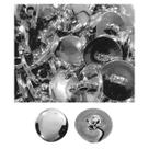 Botão Pezinho 18mm Prata Costura 100 Peças Artesanato