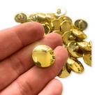 Botão Pezinho Dourado Costura 13mm 15mm 18mm ou 20mm - 100 Peças