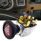 Botao Pisca Alerta Fusca Kombi Brasilia Variant Luz Emergencia 12V Botao Pisca Alerta Fusca Kombi Brasilia Variant Luz Emergencia 12V