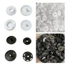 Botão Pressão Tic Tac 12mm Preto ou Branco - 1000 peças Botão Pressão Tic Tac 12mm Preto ou Branco - 1000 peças