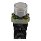 Botão Pulsador Iluminado Branco 1NA+1NF Metaltex Botão Pulsador Iluminado Branco 1NA+1NF Metaltex