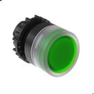 Botão Pulsador Iluminado Verde Weg Cswbfi2wh 22mm Faceado Verde