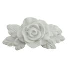Botão Rosa com Folha G 10x5,5 R0159