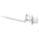 Botão Tampa Caixa Acoplada Branco Blukit Descarga Lateral Econômica Banheiro Reparo Substituição Botão Tampa Caixa Acoplada Branco Blukit Descarga Lateral Econômica Banheiro Reparo Substituição