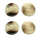 Botão Tartaruga 21mm 2 ou 4 Furos Para Casacos Blazer Roupa - 50 peças