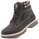 Botas de caminhada ANJOUFEMME Work impermeáveis para mulheres, marrons 7,5 EUA