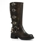 Botas de cano alto AMINUGAL Brown para mulheres, bico quadrado, tamanho 9 Botas de cano alto AMINUGAL Brown para mulheres, bico quadrado, tamanho 9