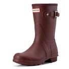 Botas de Chuva Curtas Impermeáveis Femininas Hunter Original Roxo Nº 38