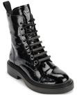Botas de combate DKNY para mujer, negras con cordones, talla 6 Botas de combate DKNY para mujer, negras con cordones, talla 6
