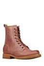 Botas de combate Frye Veronica Flex femininas em couro de madeira 9,5 m