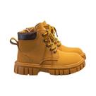 Botas De Couro Com Zíper Lateral Antiderrapante Para Crianças, Estilo Britânico, Moda Para Meninos E