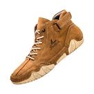 Botas De Couro Masculinas Feitas À Mão, Casuais, Para Trekking Ao Ar Livre, Respiráveis, Design De