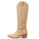 Botas de cowboy Erocalli para mulheres largas, panturrilha, altura do joelho, camelo Botas de cowboy Erocalli para mulheres largas, panturrilha, altura do joelho, camelo