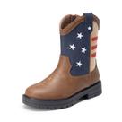Botas de Cowboy para Meninos e Meninas DREAM PAIRS Tamanho 9 Infantil Marrom Marinho