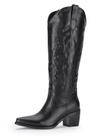 Botas de cowboy Pasuot Wide Calf preta 9,5 EUA/40 UE Botas de cowboy Pasuot Wide Calf preta 9,5 EUA/40 UE