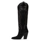 Botas de cowboy VOMIRA até o joelho para mulheres com salto grosso de 9,5 cm