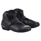 Botas de equitação Alpinestars unissex no tornozelo pretas/vermelhas, tamanho 10,5 EUA