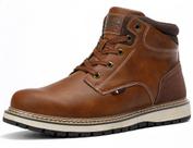 Botas de inverno ARRIGO BELLO, sapatos masculinos de couro casuais para neve