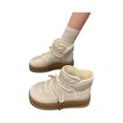 Botas De Inverno Femininas De Cano Alto Com Forro De Pelúcia Grossa, Quentes E Casuais, Estilo 2025
