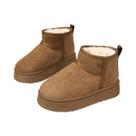 Botas De Inverno Femininas Quentes De Lã De Ovelha, Cano Baixo, Confortáveis E Modernas