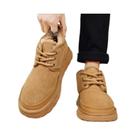 Botas De Inverno Masculinas Forradas Com Pelo, Quentes, De Cano Médio, Sapatos De Algodão, Moda Botas De Inverno Masculinas Forradas Com Pelo, Quentes, De Cano Médio, Sapatos De Algodão, Moda