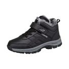 Botas De Inverno Masculinas Impermeáveis Em Couro PU, Quentes, Com Forro De Pelúcia, Botas De Inverno Masculinas Impermeáveis Em Couro PU, Quentes, Com Forro De Pelúcia,