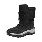 Botas De Inverno Masculinas Quentes E Impermeáveis Com Forro De Pelúcia, Cano Alto, Antiderrapantes